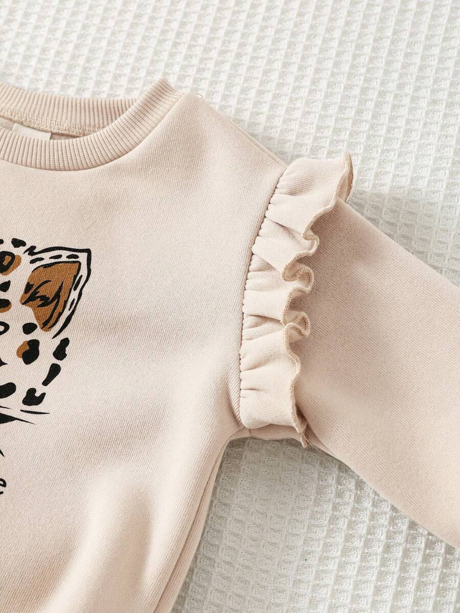 Set od 3 komada za devojčice, udobna jesenja/zimska moda, svež i sladak stil princeze