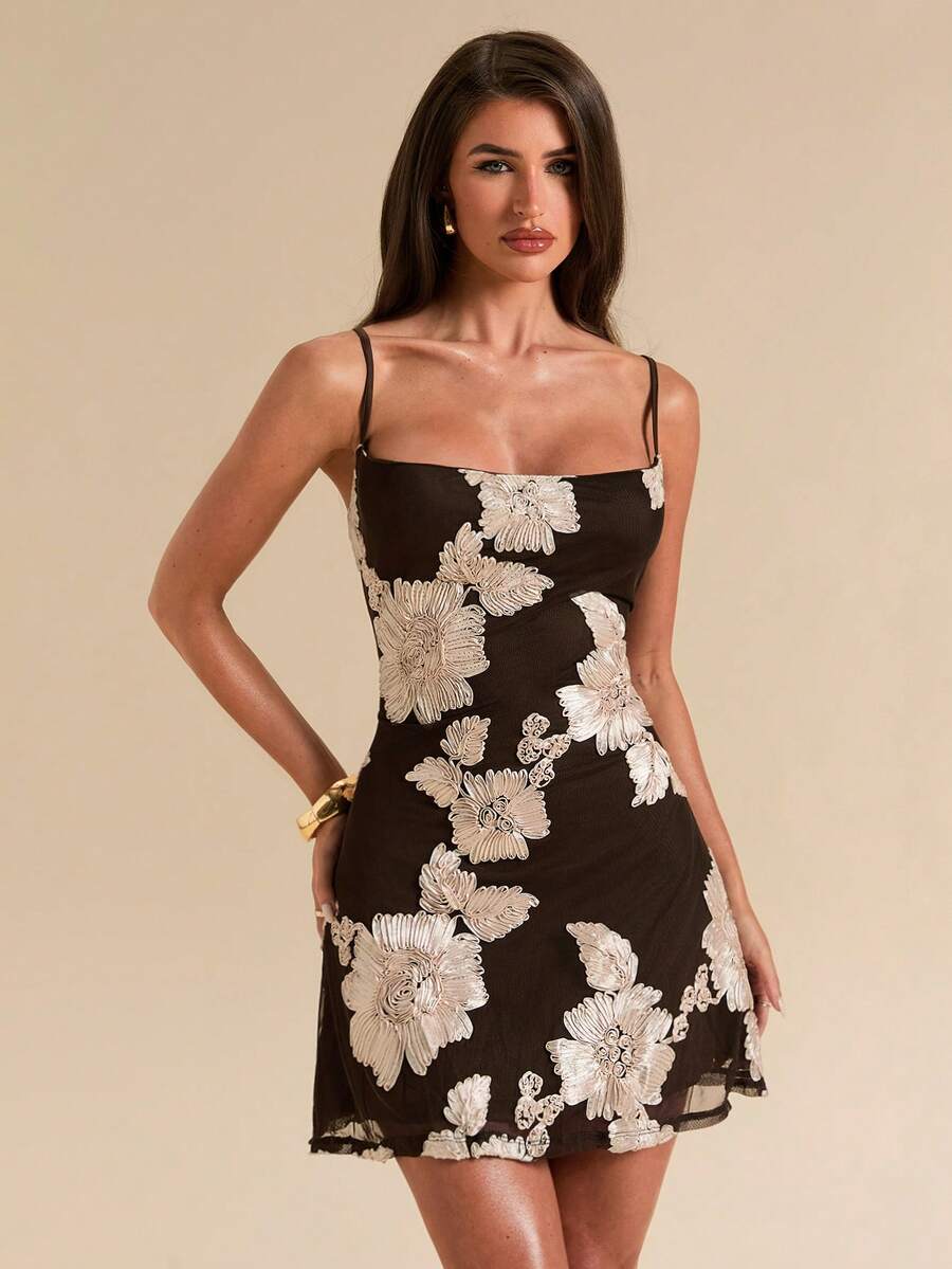 Bodycon Haljina bez Leđa sa Šljokicama