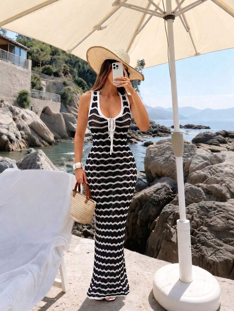 Ženska V-Izrez  Haljina za Plažu
