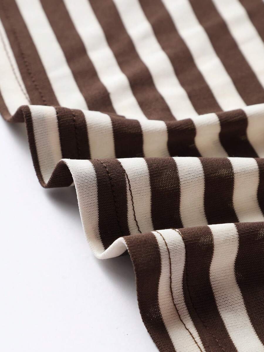 Casual Elegant Majica Kratkih Rukava sa Okruglim Izrezom