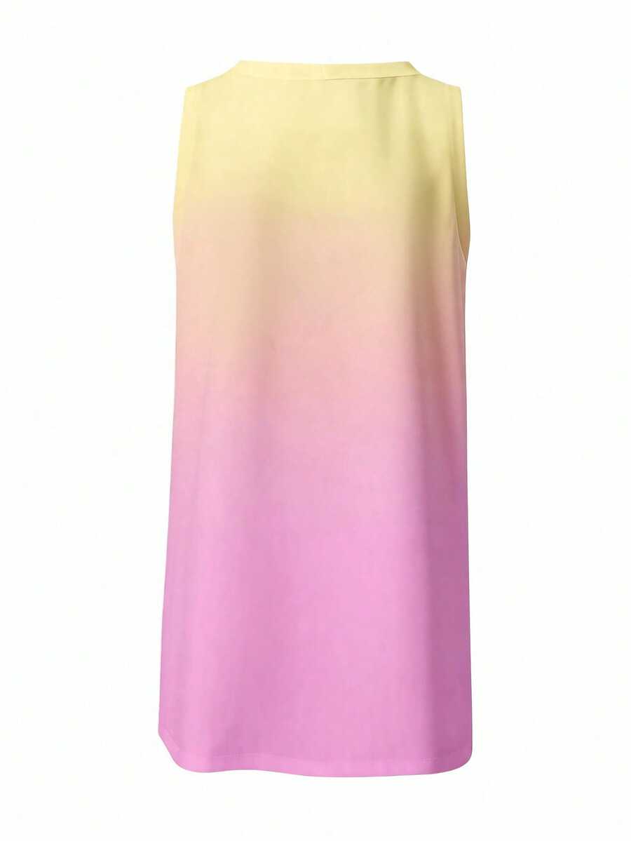 Casual Minimalistička Ombre Haljina