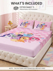 1 kom My Little Pony čaršav sa gumicom, zaštita za dušek, otporna na gužvanje