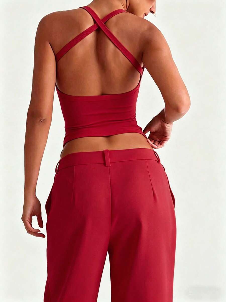 Ženska Ležerna Udobna Majica i Pantalone 2 dela set