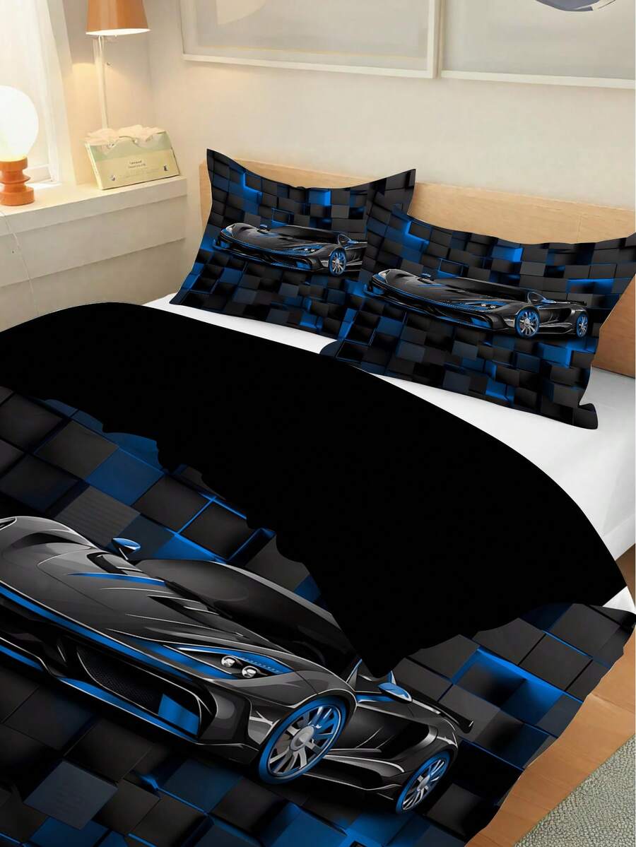 Set za jorgan sa crtanim motivima 2/3 kom, 90g poliester materijal, mekan i prijatan za kožu, prozračan, 1 navlaka za jorgan + 1/2 jastučnice, digitalna štampa