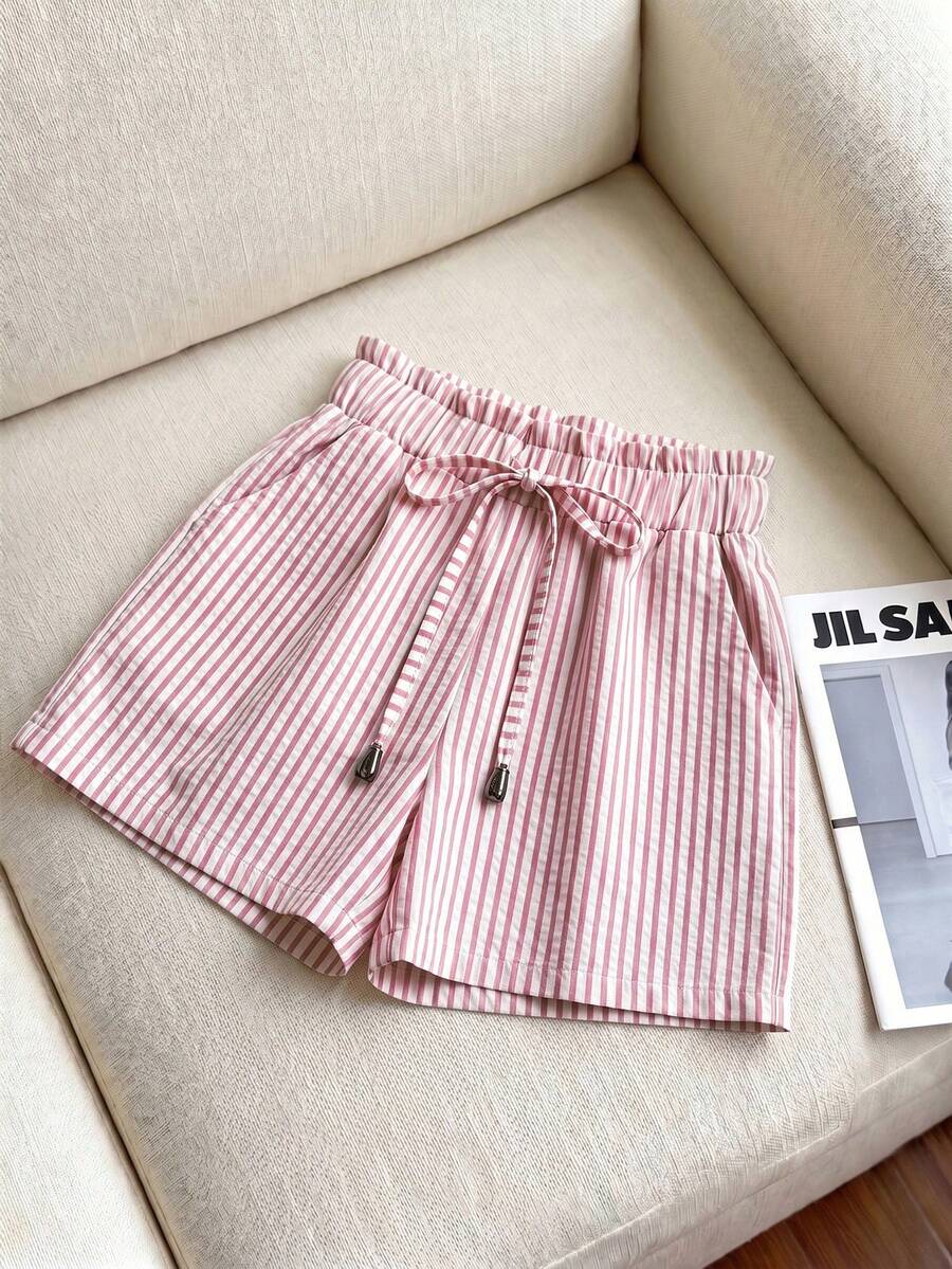 Ženski Casual Solid Šorts sa Pojasom