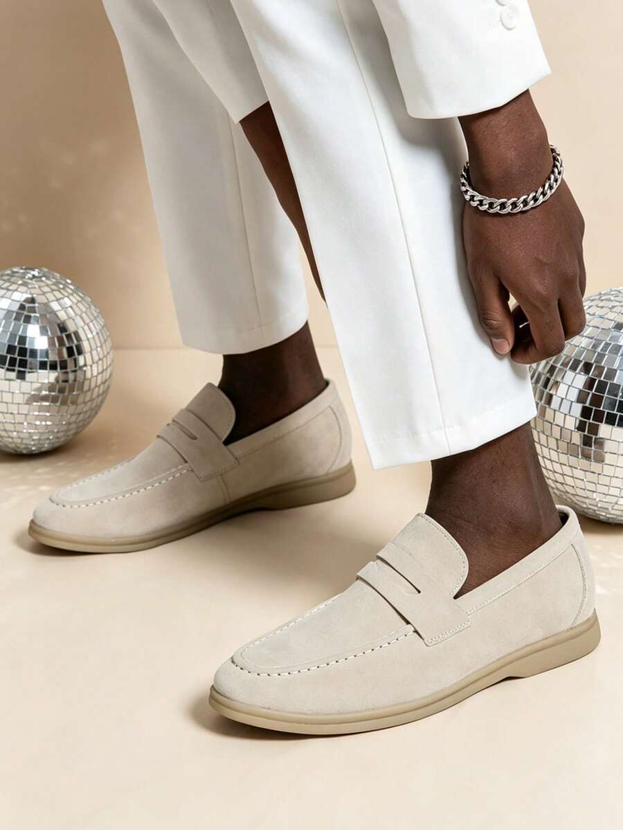 Penny Loafers, muške ravne slip-on ležerne cipele