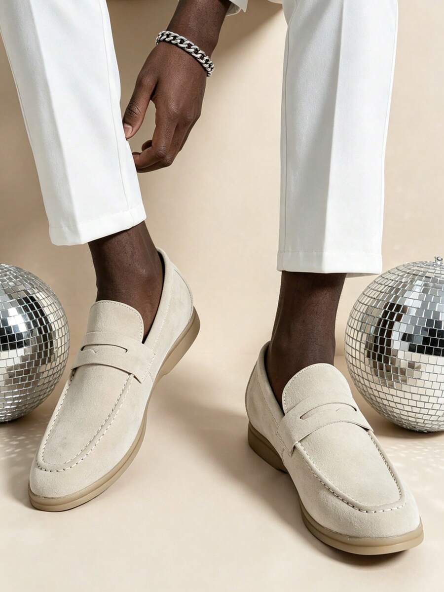 Penny Loafers, muške ravne slip-on ležerne cipele