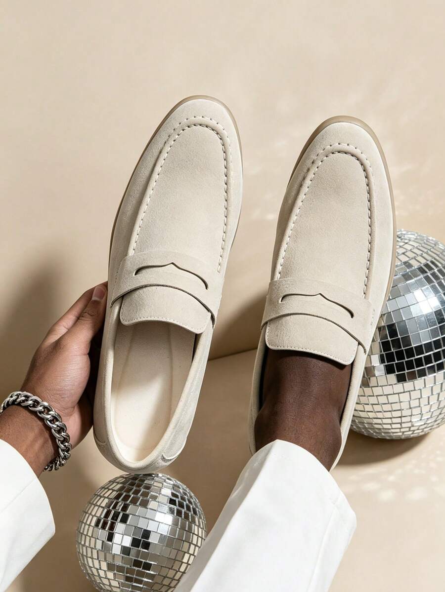 Penny Loafers, muške ravne slip-on ležerne cipele