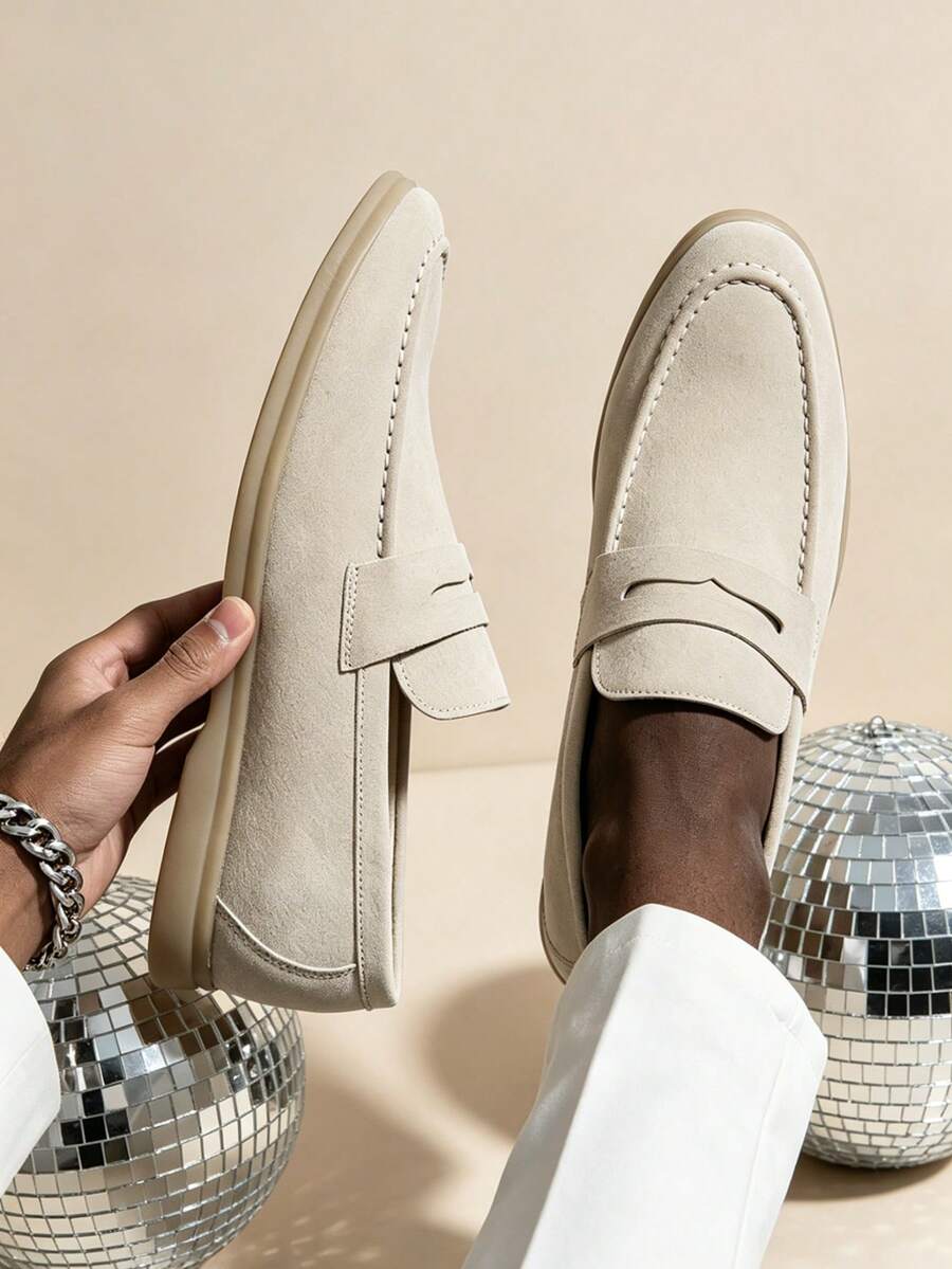Penny Loafers, muške ravne slip-on ležerne cipele