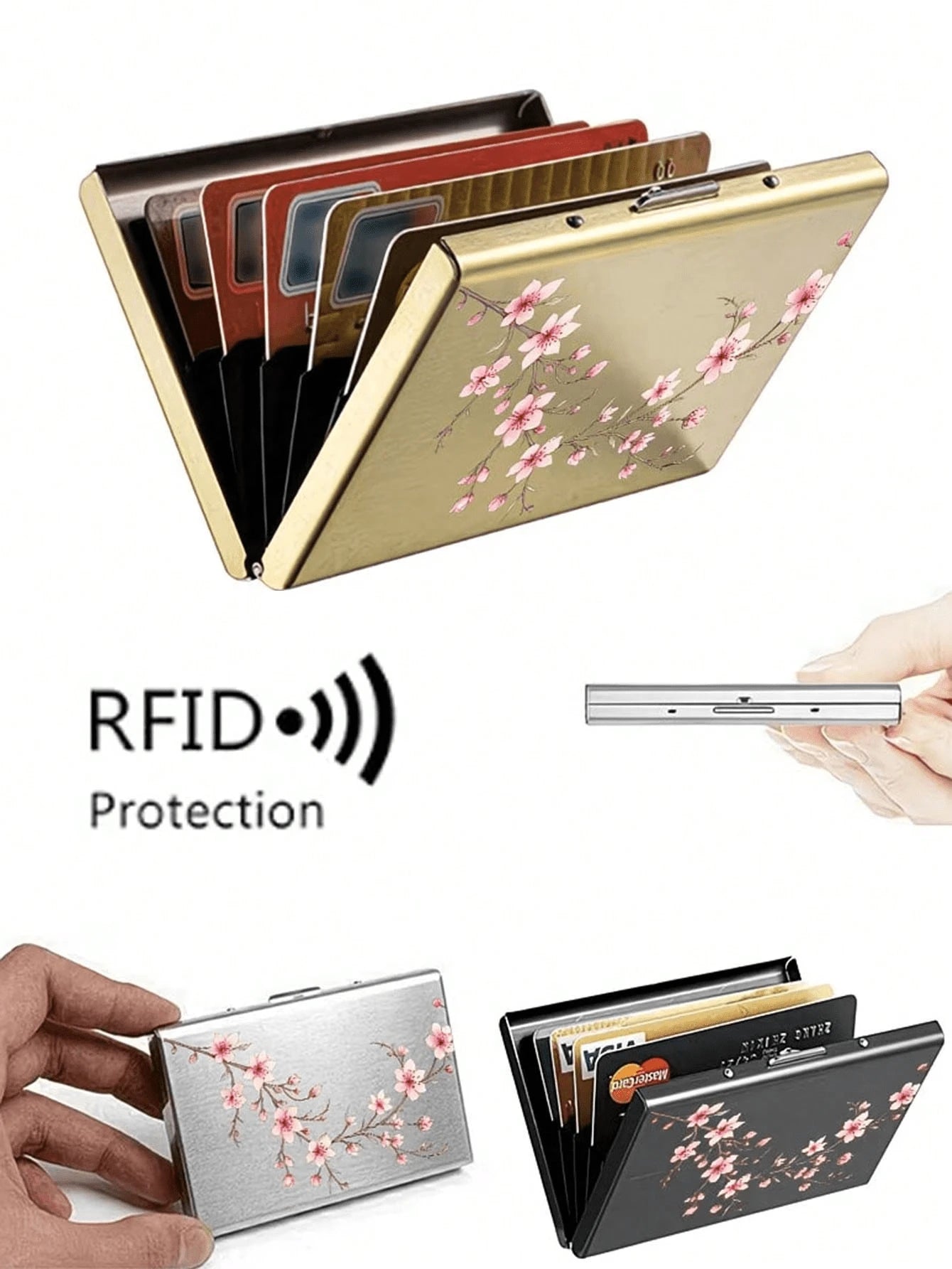 Univerzalni metalni držač kartica sa RFID zaštitom protiv krađe
