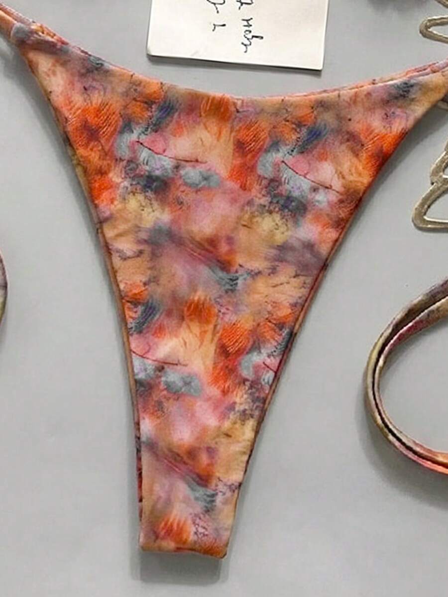 Ženski Bikini Set sa Halter Krojem i Dekoracijom od Kristala