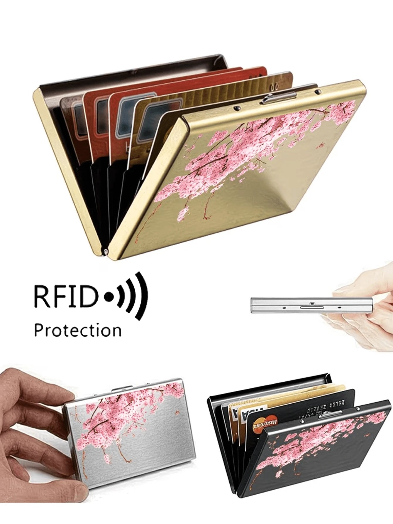 Univerzalni metalni držač kartica sa RFID zaštitom protiv krađe