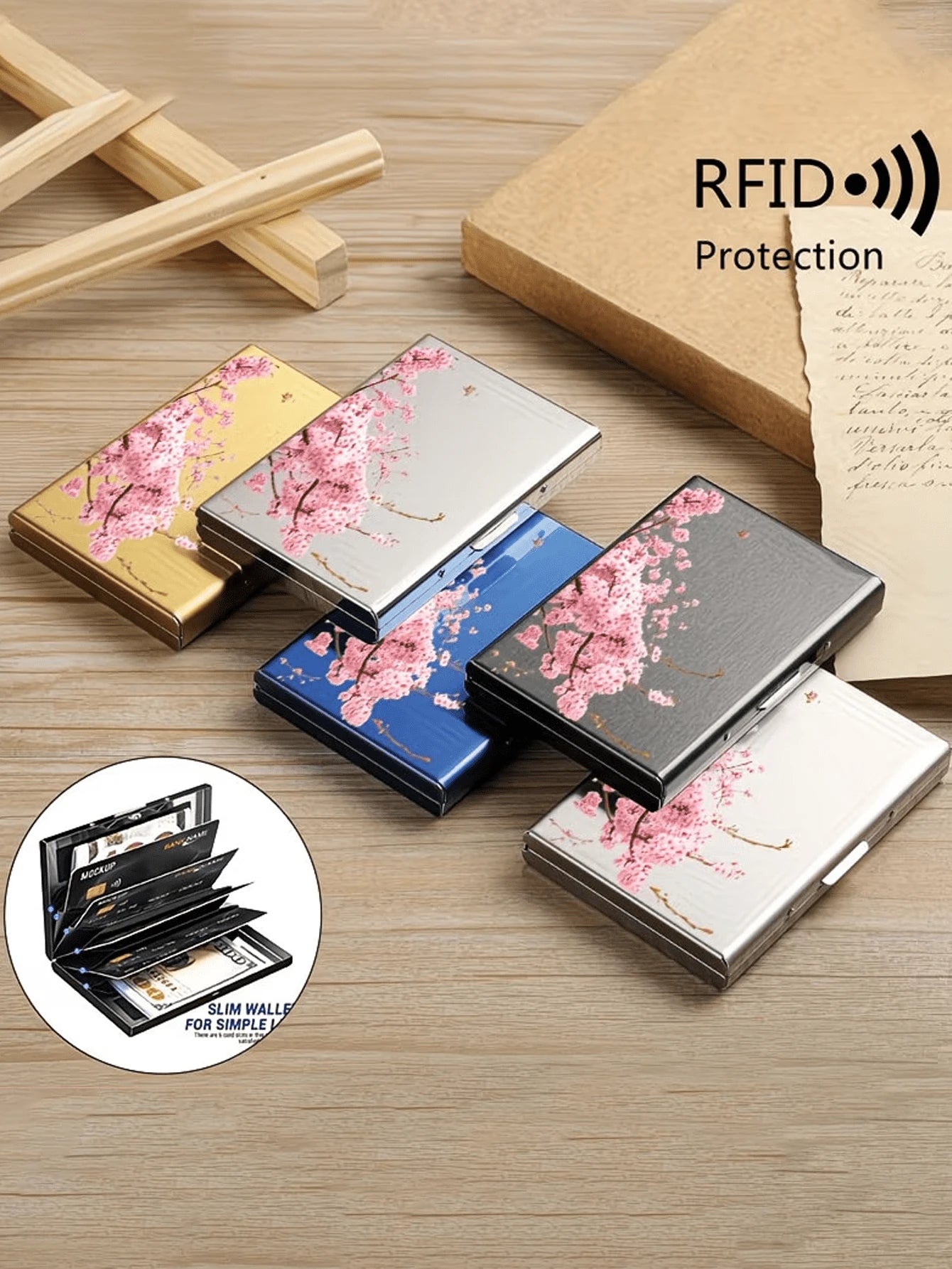 Univerzalni metalni držač kartica sa RFID zaštitom protiv krađe