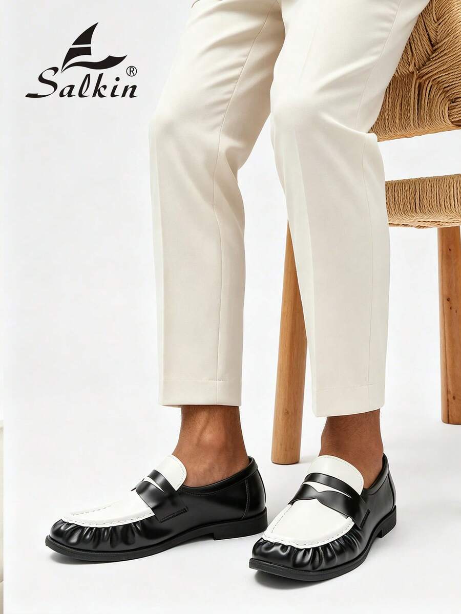 Klasične ručno rađene muške mokasine ,slip-on