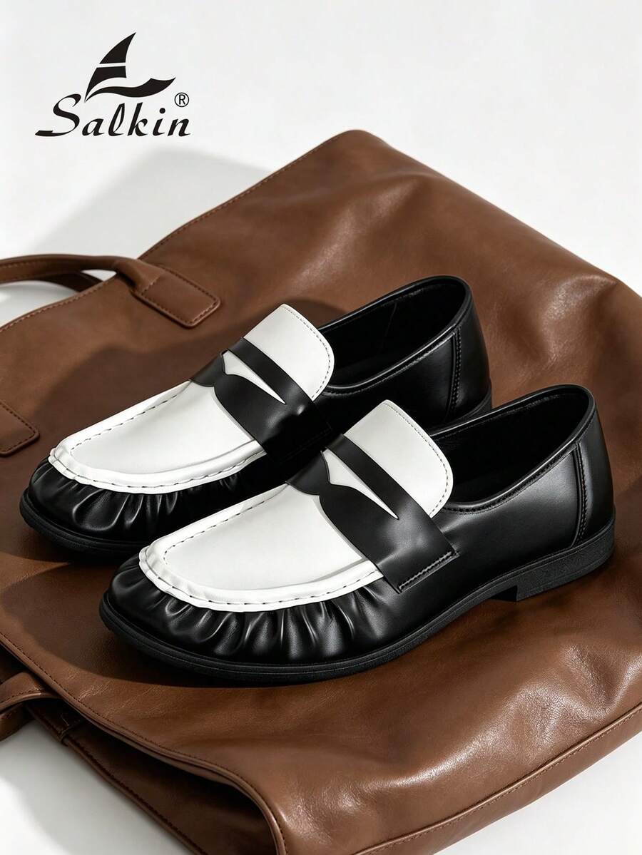 Klasične dizajnerske ručno rađene muške mokasine, pristupačan luksuz, slip-on  cipele