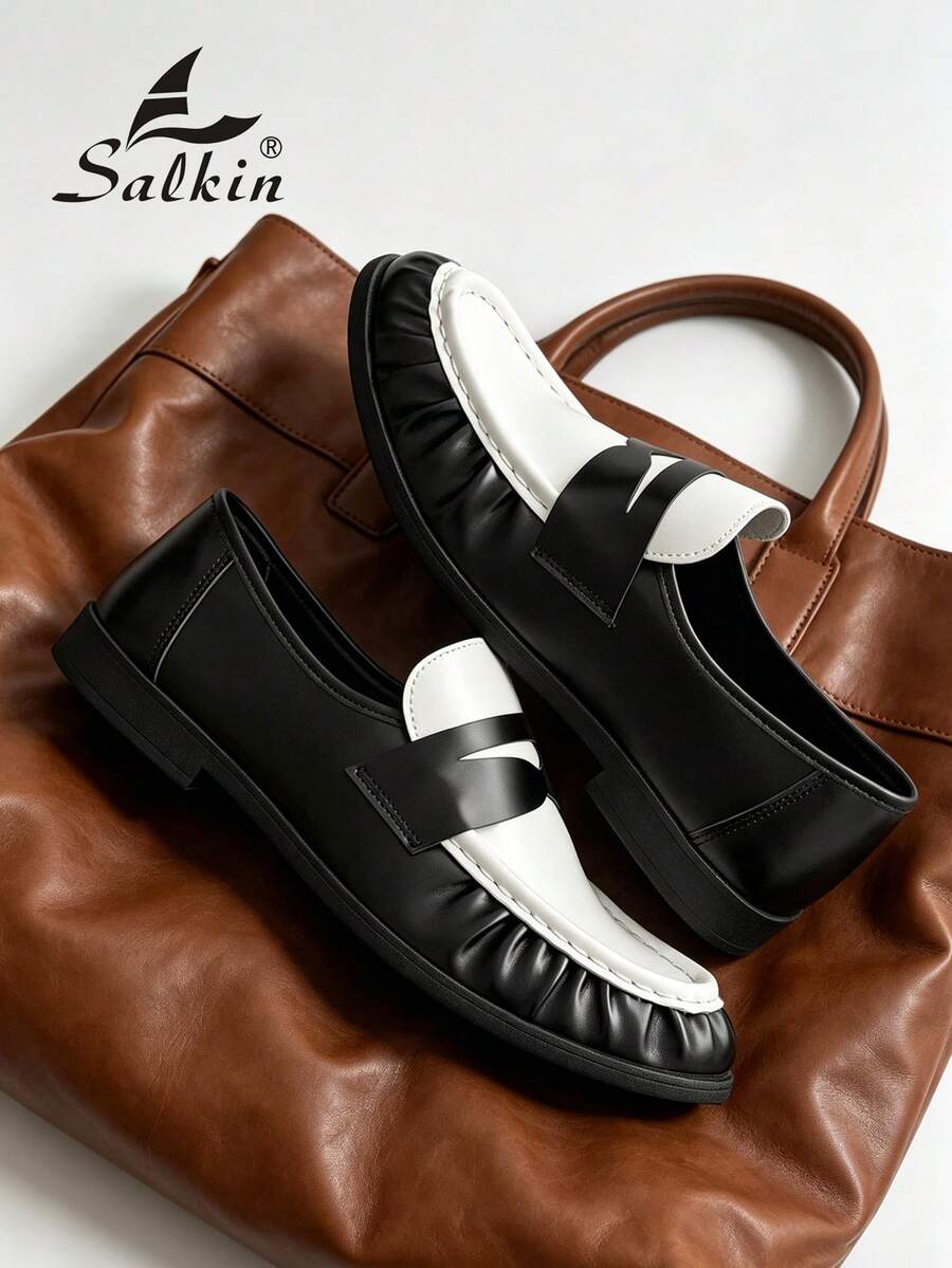 Klasične dizajnerske ručno rađene muške mokasine, pristupačan luksuz, slip-on  cipele