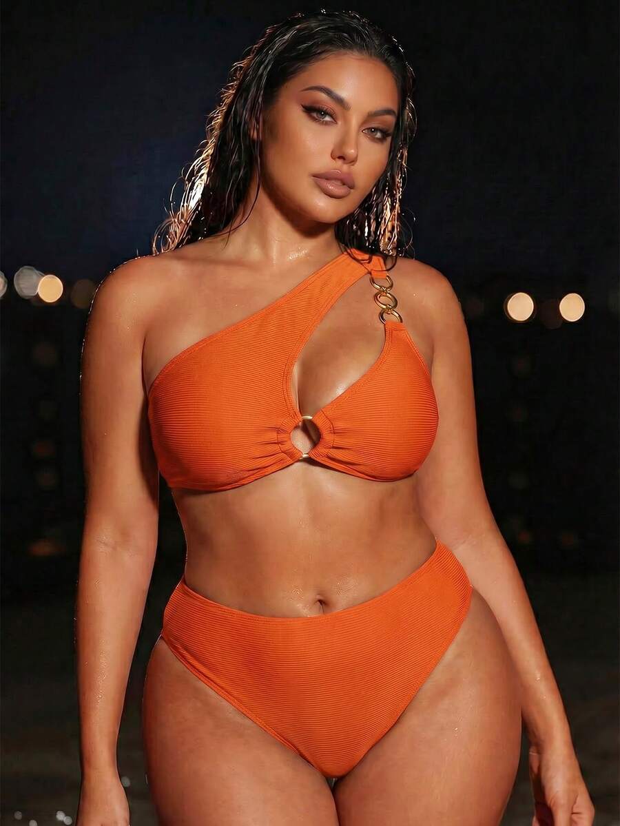 Ženski kupaći bikini set 2 komada plus size