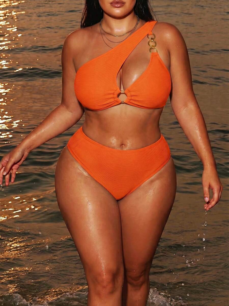 Ženski kupaći bikini set 2 komada plus size