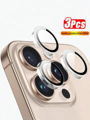 3 komada zaštitne folije za sočivo kamere za iPhone 17/17 Pro/17 Pro Max/Pro/Promax, 9H kaljeno staklo