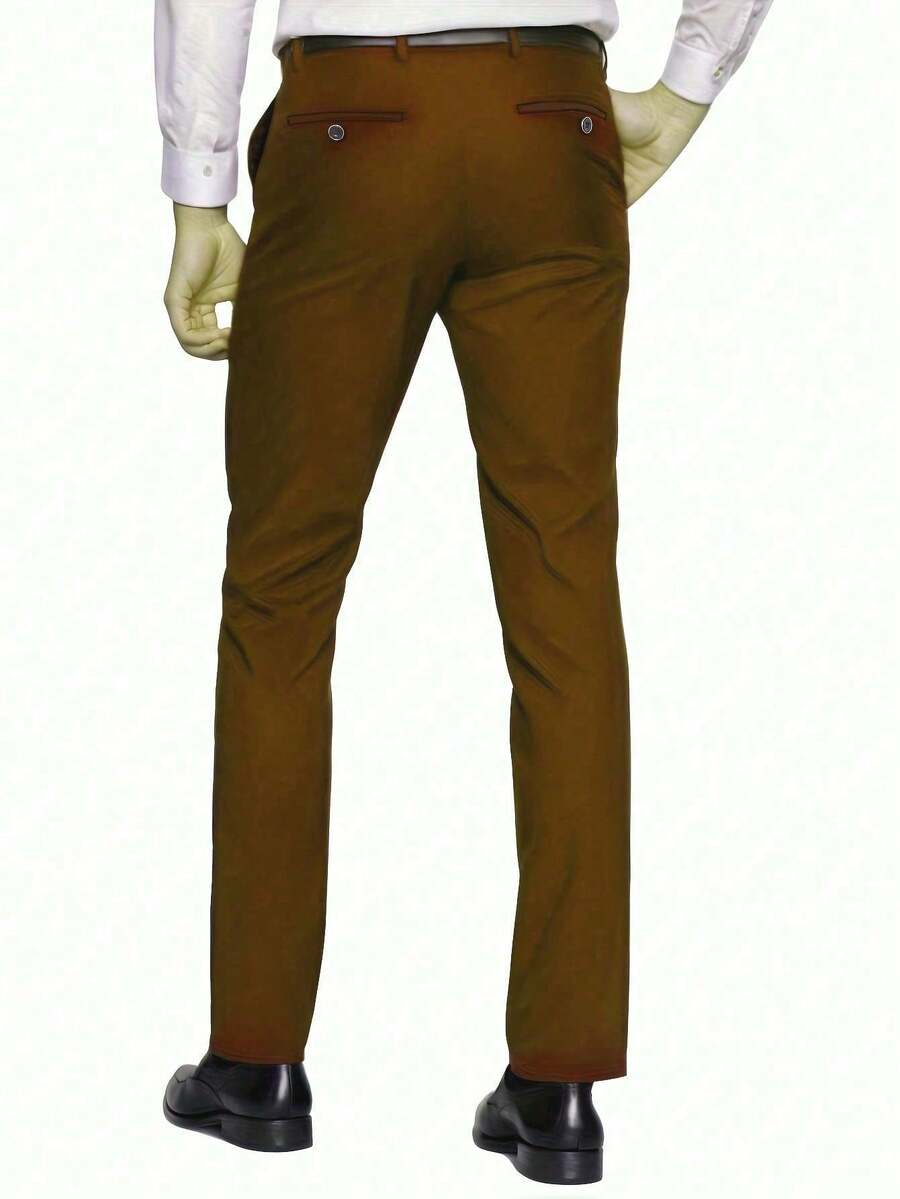Muški poslovni komplet od 3 dela, uključuje sako, prsluk i pantalone, jednobojni, slim fit