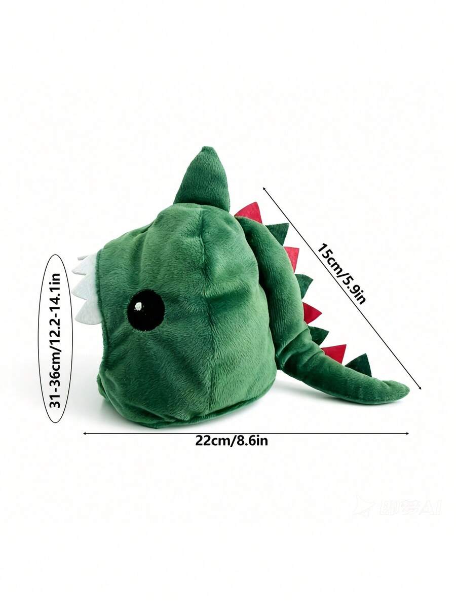 Pokrivač za glavu za mačku u obliku dinosaurusa