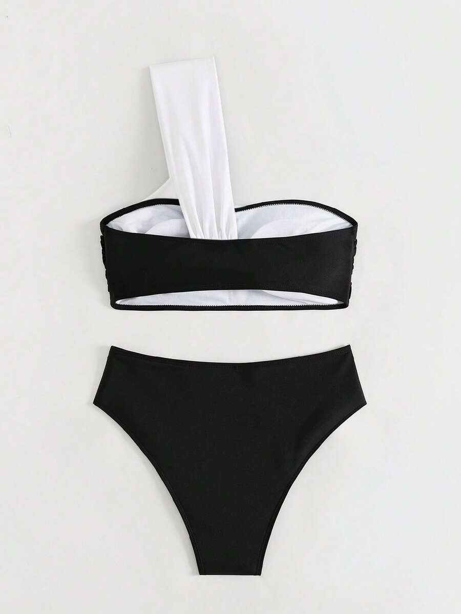 Costavie Ženski Minimalistički Asimetrični Kupaći Set