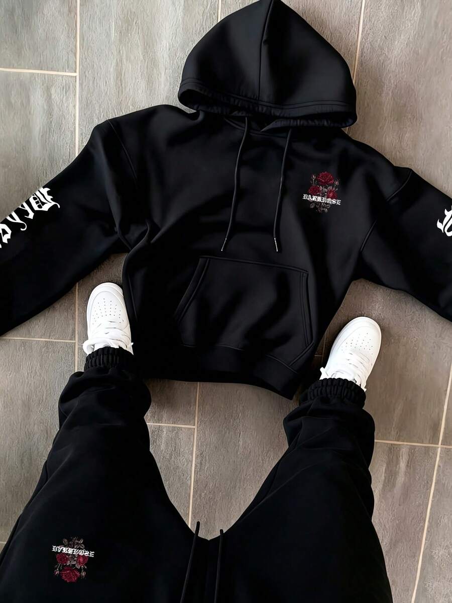 Muški jesenji street fashion set sa dugim rukavima