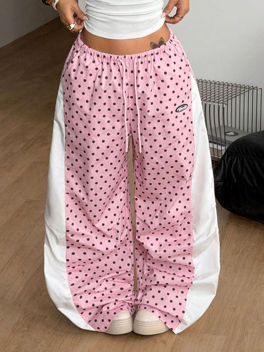Ženske  Ležerne Nizak struk Kontrastne Čipke Letnje pantalone