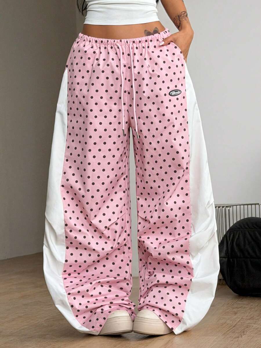 Ženske  Ležerne Nizak struk Kontrastne Čipke Letnje pantalone
