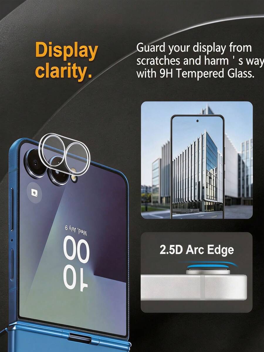 2 kom Galaxy Z Flip 7 zaštitno staklo za ekran sa privatnošću
