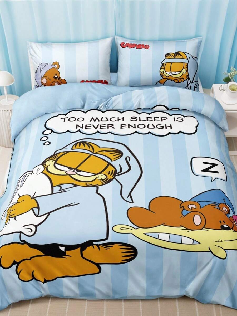 SpongeBob SquarePants Set posteljine od 3 komada, mekan i topao brušeni materijal