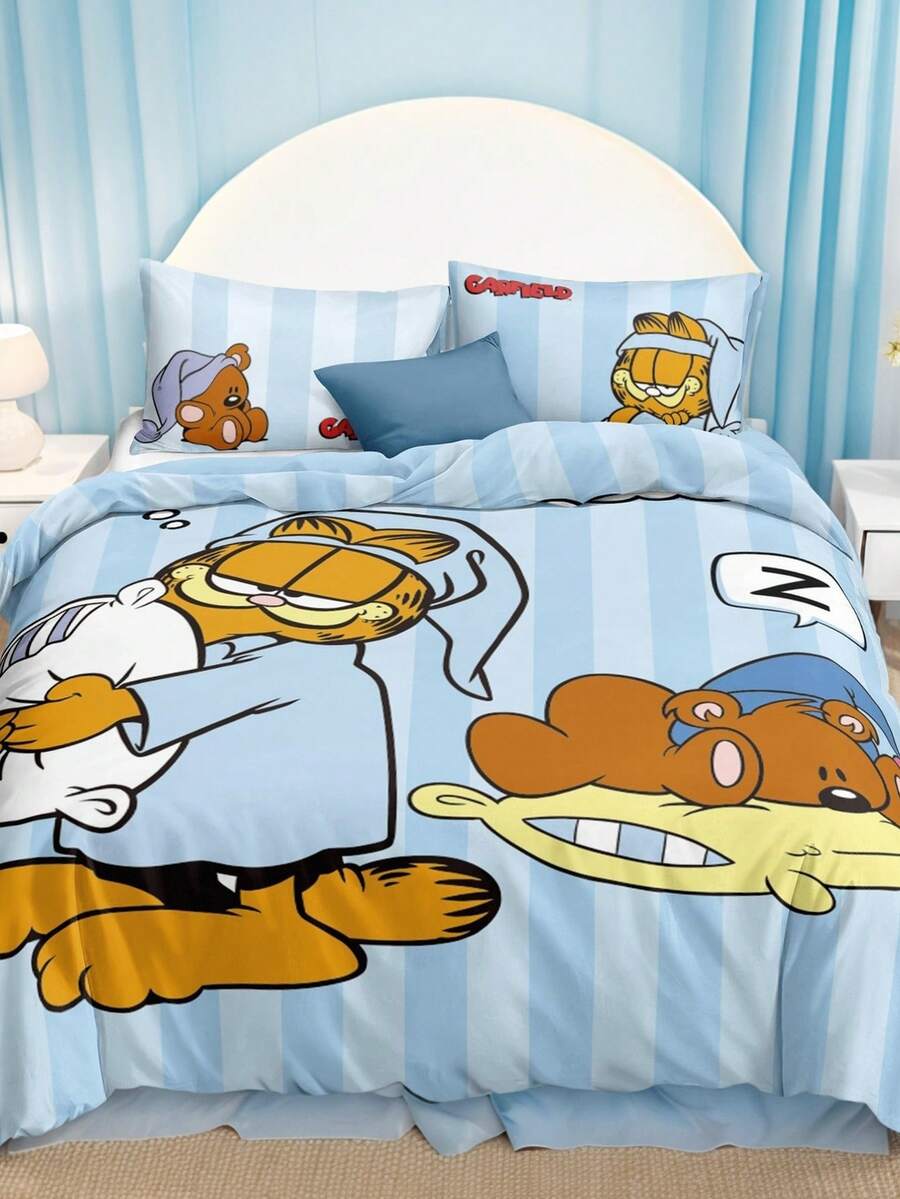 SpongeBob SquarePants Set posteljine od 3 komada, mekan i topao brušeni materijal