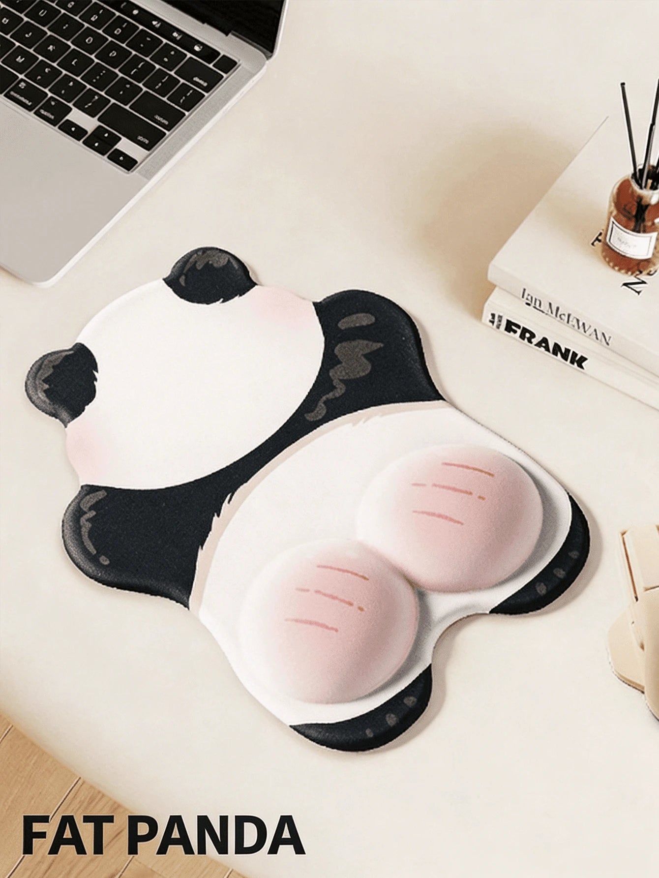 Ergonomska podloga za miš sa 3D slatkim oblikom panda zadnjice