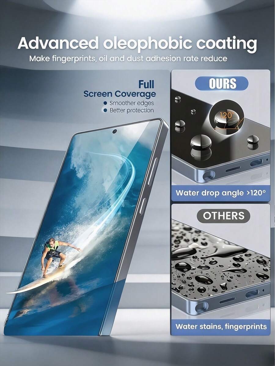 3 kom. kaljeno staklo za ekran kompatibilno sa Samsung Galaxy S26/iPhone 17/Xiaomi 17T/Huawei/Honor 600lite