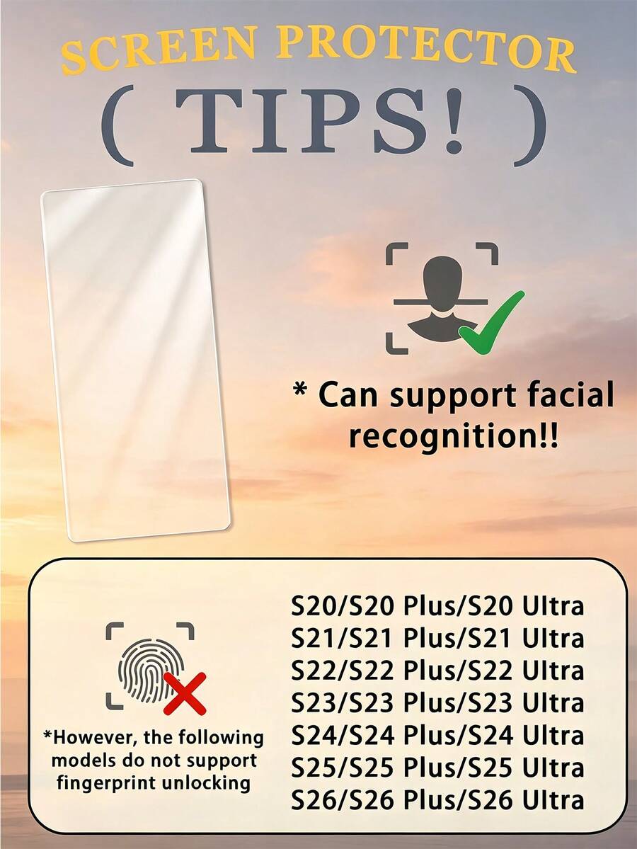 3 kom. kaljeno staklo za ekran kompatibilno sa Samsung Galaxy S26/iPhone 17/Xiaomi 17T/Huawei/Honor 600lite