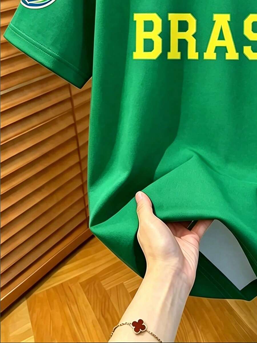 Muška ležerna majica kratkih rukava sa printom