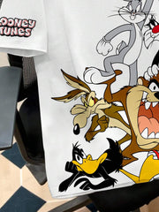 LOONEY TUNES Muška ležerna streetwear majica kratkih rukava sa crtanim printom