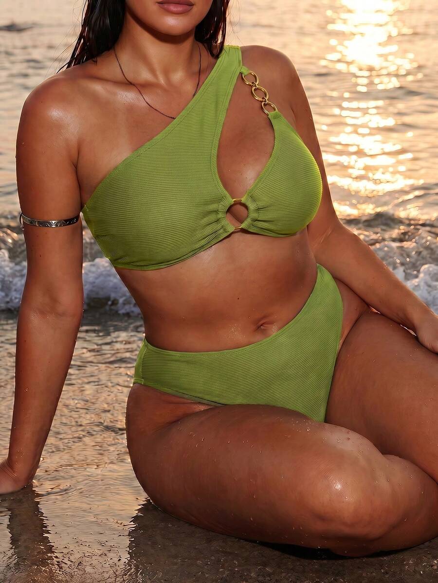 Ženski kupaći bikini set 2 komada plus size