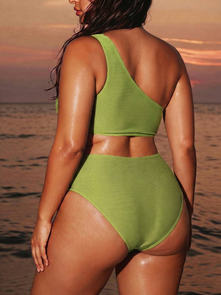 Ženski kupaći bikini set 2 komada plus size