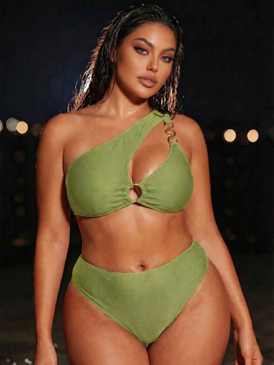 Ženski kupaći bikini set 2 komada plus size