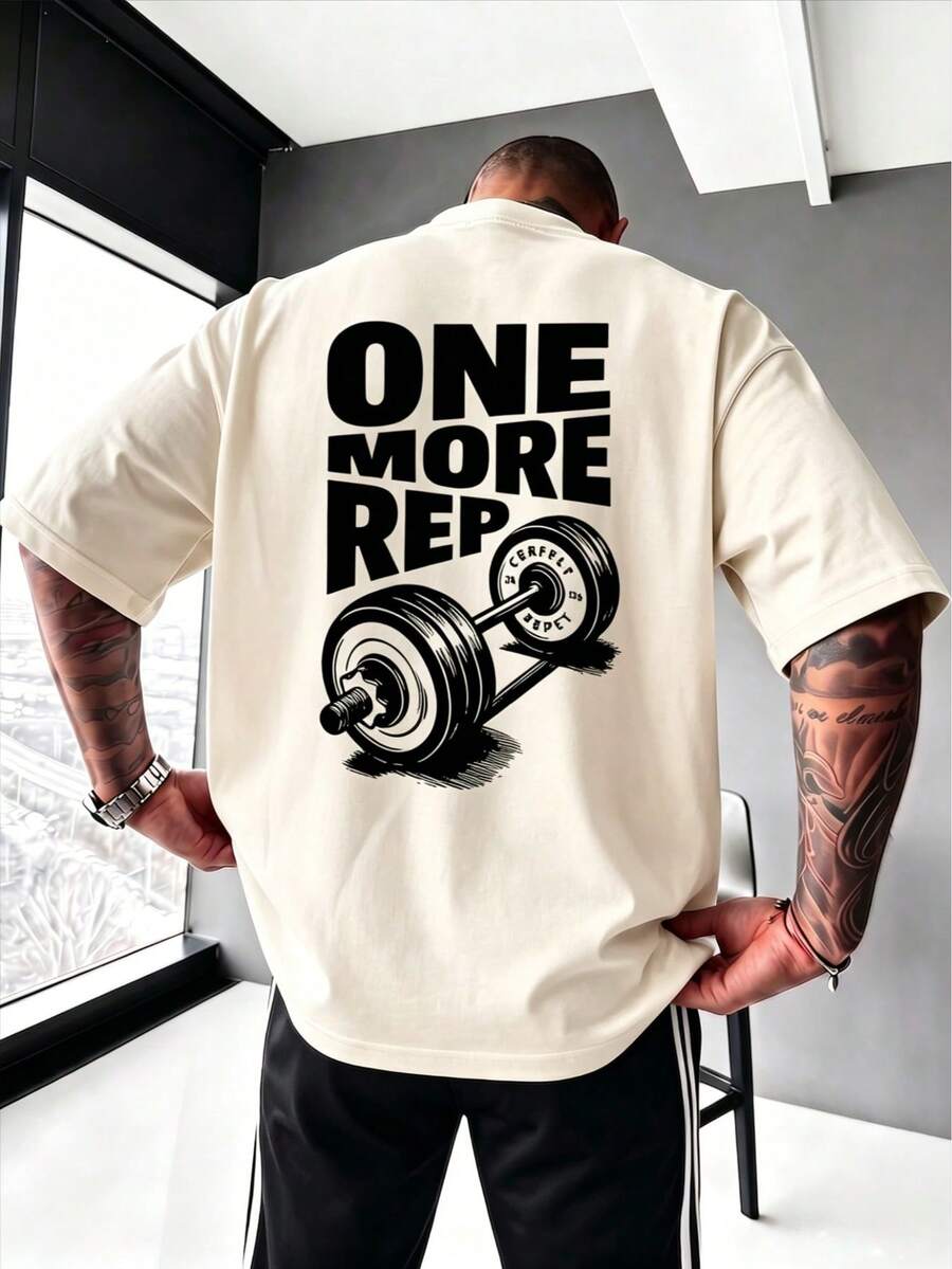 Muška majica kratkih rukava sa štampom "One More Time"
