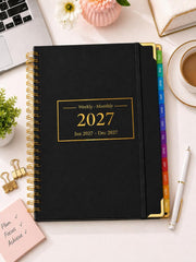 BUBU 2027 planer, knjiga za planiranje sa nedeljnim i mesečnim rasporedom