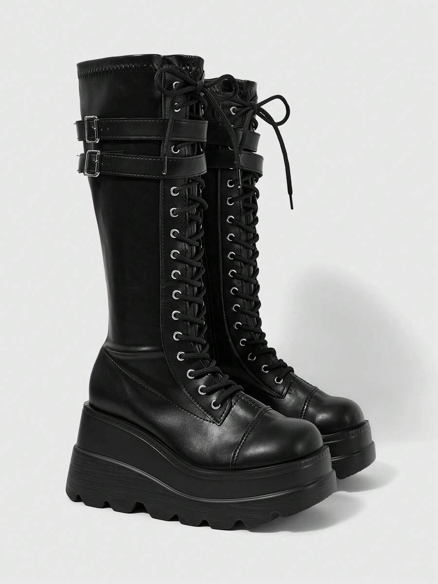 Grunge Punk Ženske modne svestrane čizme