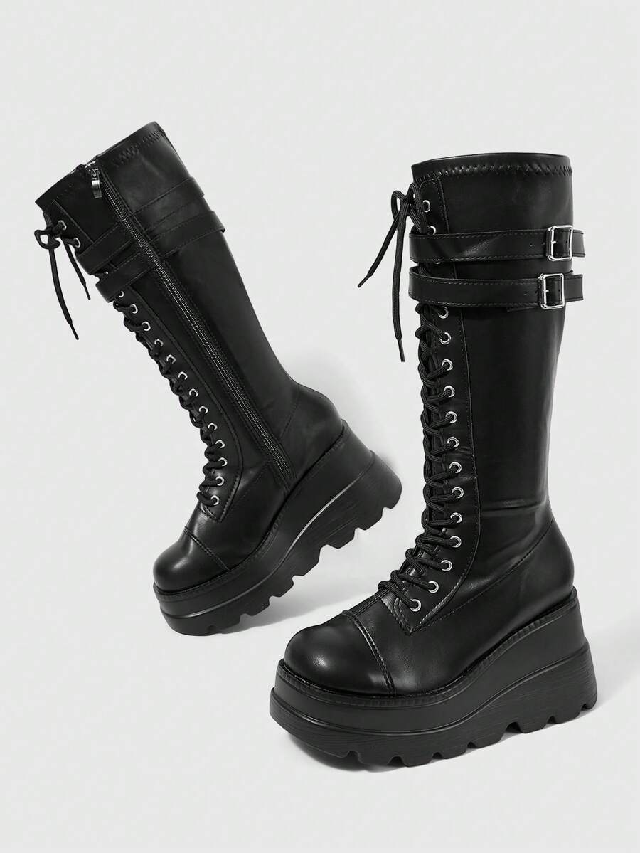 Grunge Punk Ženske modne svestrane čizme