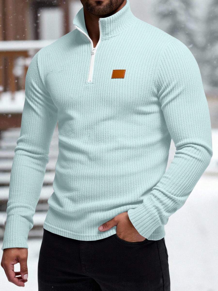 Muški ležerni elegantni pleteni džemper