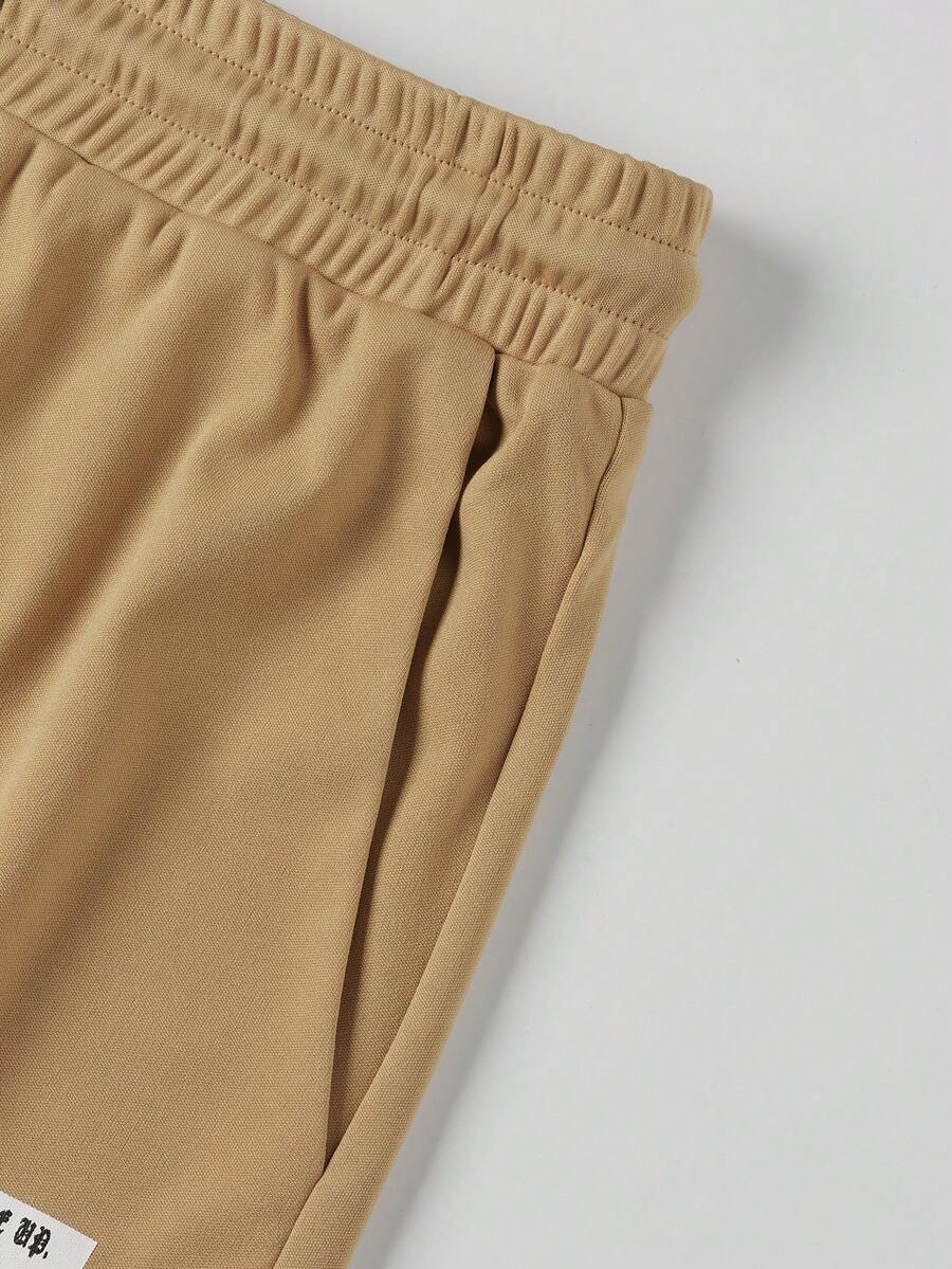 Muški ležerni set kratkih rukava i šorts, minimalistička moda