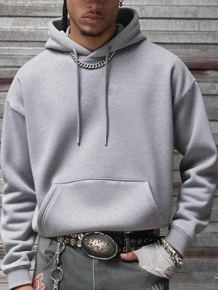 Muška ležerna modna streetwear dukserica sa kapuljačom za jesen/zimu