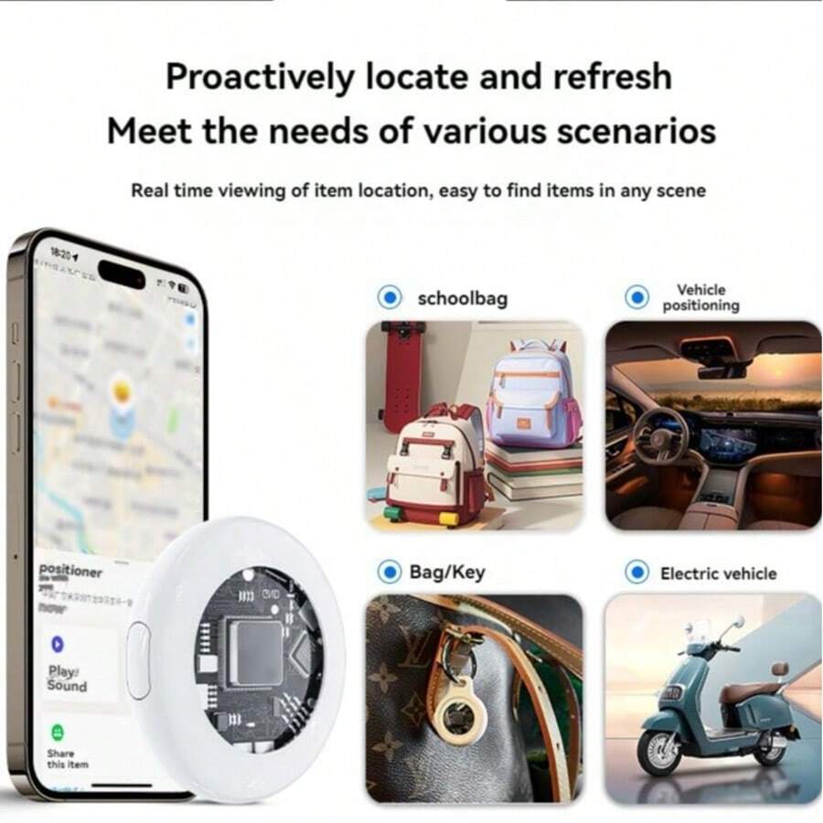GPS ogrlica za mačke, IPX8 vodootporna ogrlica