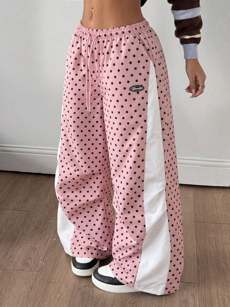 Ženske  Ležerne Nizak struk Kontrastne Čipke Letnje pantalone