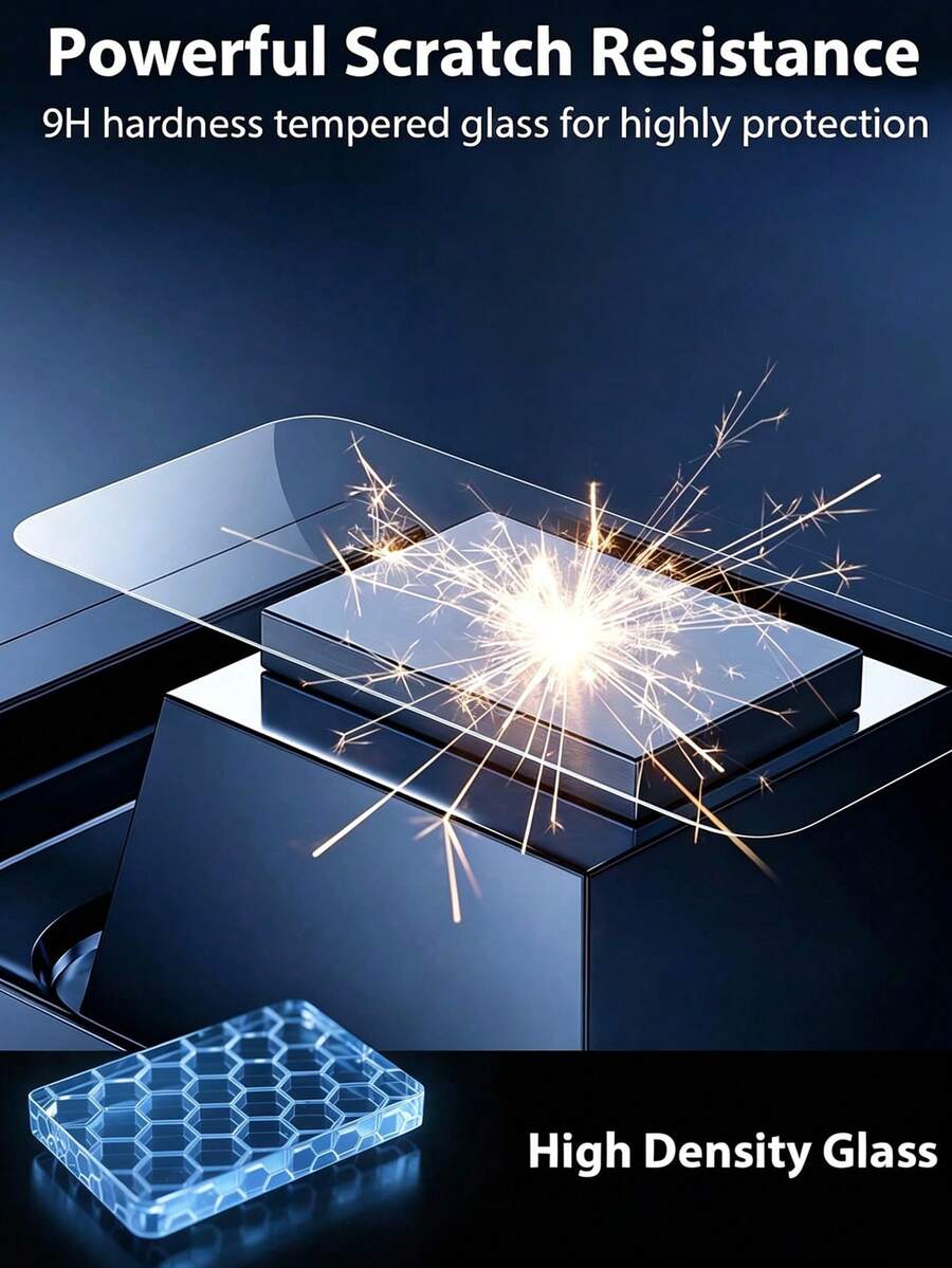 Pakovanje od 3 ultra izdržljiva HD kaljena stakla za zaštitu celog ekrana, kompatibilna sa iPhone 18 Pro/18 Pro Max/17/17Pro/17Air/17Pro Max, 16/16Pro/16Plus/16Pro Max, 15/15Plus/15Pro/15Pro Max, 14/14Plus/14Pro/14Pro Max/13/13Pro/13Pro Max/12/11/11Pro/11